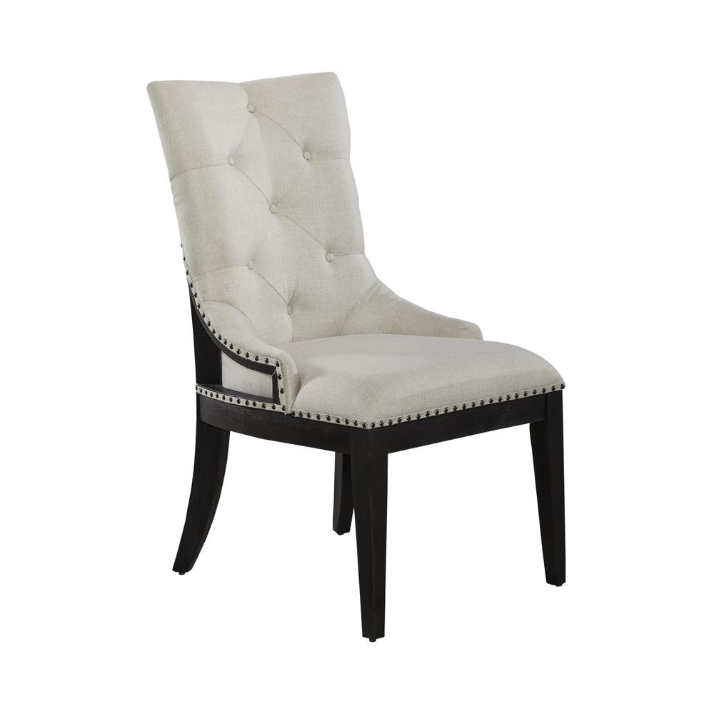 Uph Shelter Side Chair (RTA) - Black - Set of 2 Traditional Multi