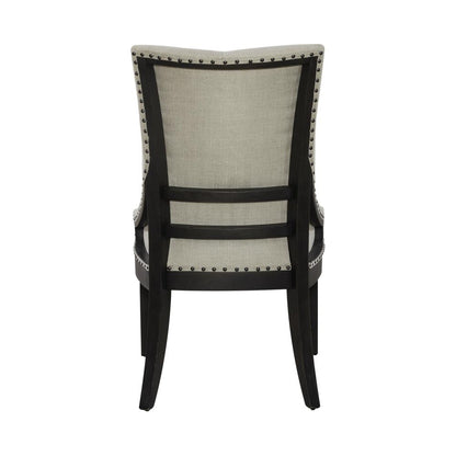 Uph Shelter Side Chair (RTA) - Black - Set of 2 Traditional Multi