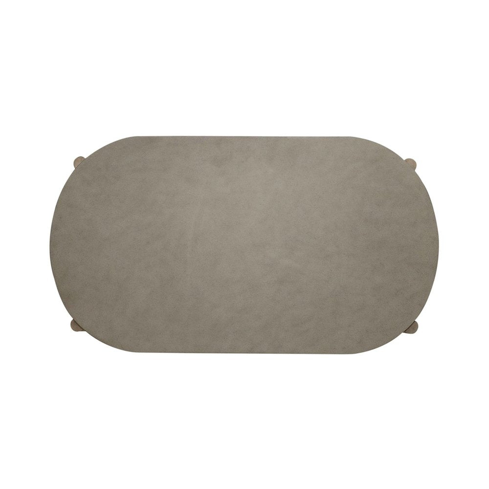 Affinity Opt 3 Piece Set - Oval Cocktail Table, 2 End Tables - Dusty Taupe Faux