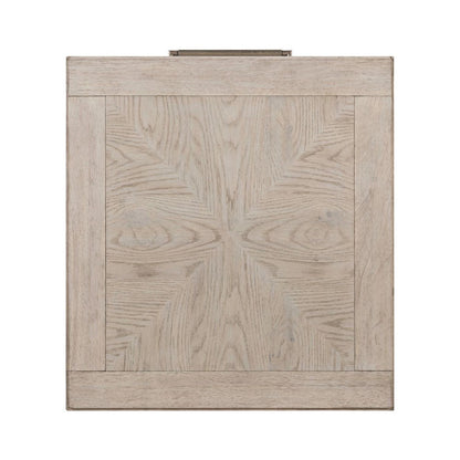 3 PcLiving Room Set Drawer Cocktail Table, 2 End Tables - White Oak Wood