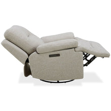 Power Recline Sofa & Recliner  with Charging Ports - Nathan Ginger Fabric