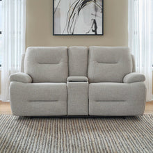 Power Recline Sofa & Loveseat  with Charging Ports - Nathan Ginger Fabric