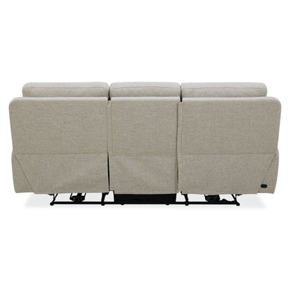 Power Recline Sofa & Loveseat  with Charging Ports - Nathan Ginger Fabric