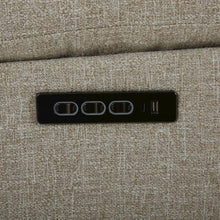 Power Recline Sofa & Recliner  with Charging Ports - Nathan Ginger Fabric