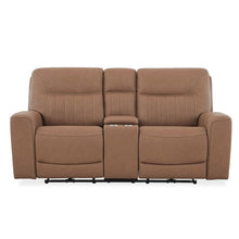 Bennett Power Recline Sofa & Loveseat with Charging Ports - Butternut Leather
