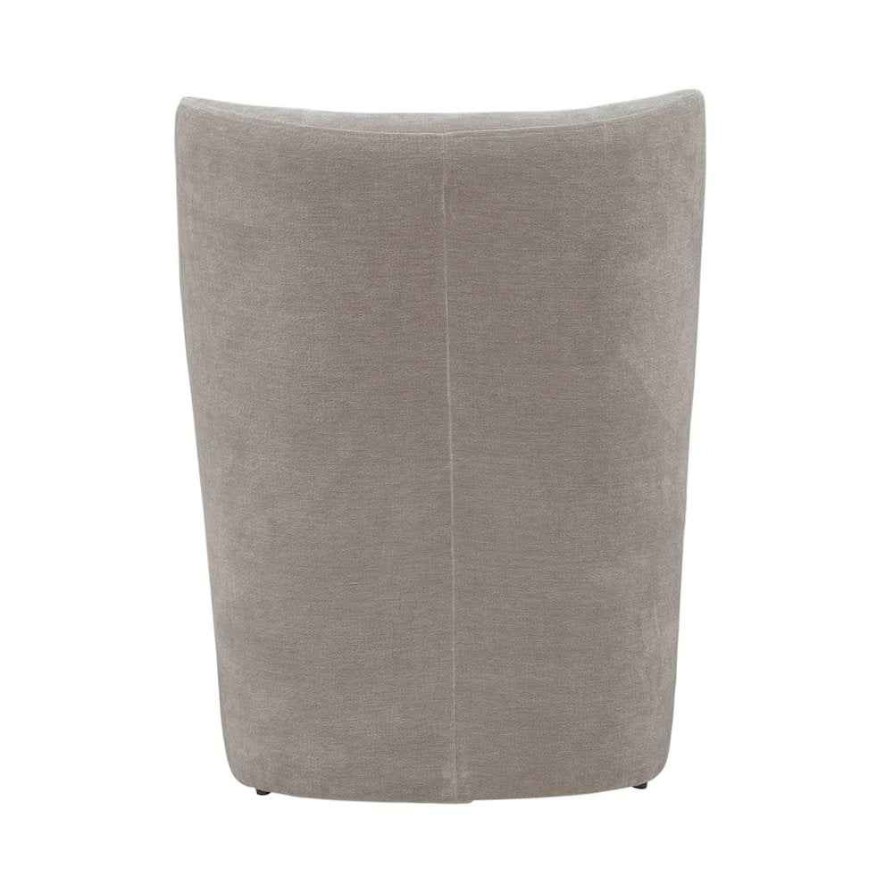 Accent Dining Chairs with Castors - Truffle Upholstry - Set of Four
