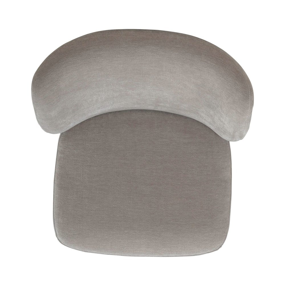Accent Dining Chairs with Castors - Truffle Upholstry - Set of Four