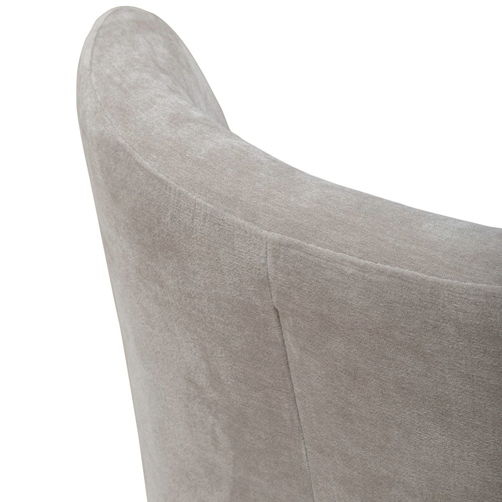 Accent Dining Chairs with Castors - Truffle Upholstry - Set of Four