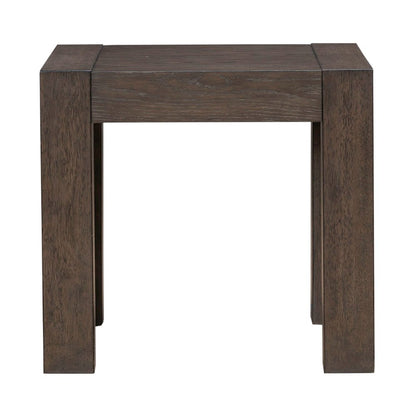 3 Piece Set - Cocktail Table, 2 Square End Tables - Satin Espresso