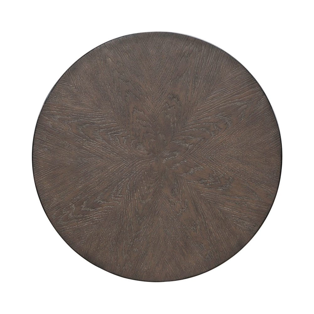 3 Piece Set - Cocktail Table, 2 Round End Tables - Satin Espresso