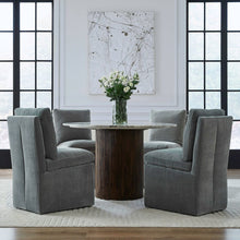 Accent Dining Chairs with Castors - Sapphire Upholstry - Set of Four