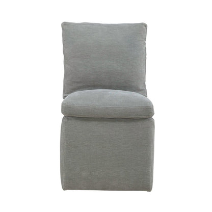 Accent Dining Chairs with Castors - Sapphire Upholstry - Set of Four