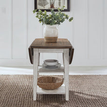 3 Piece Drop Leaf Dining Room Set with Table, 2 Chairs - Graphite & Whitestone
