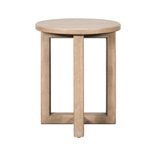 3 Pc Living Room Set - Cocktail Table, Chairside Table  - Barley Buff Birch Wood