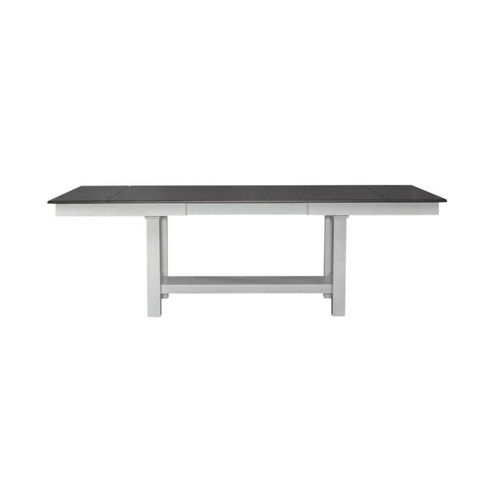 Brook Bay Optional 7 Piece Trestle Table Set in Textured White
