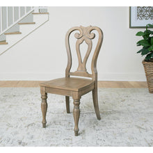 Magnolia Manor Opt 5 Piece Pedestal Table Set - Weathered Bisque