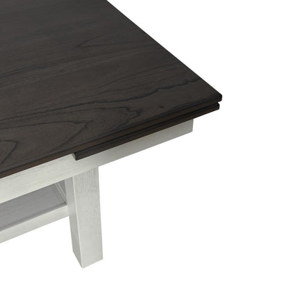 Brook Bay Optional 7 Piece Trestle Table Set in Textured White
