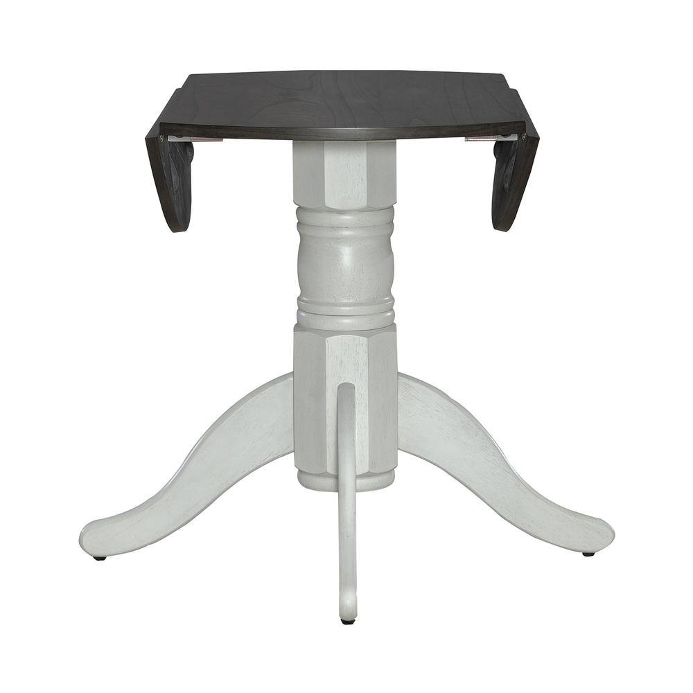 Brook Bay Opt 3 Piece Drop Leaf Table Set in White