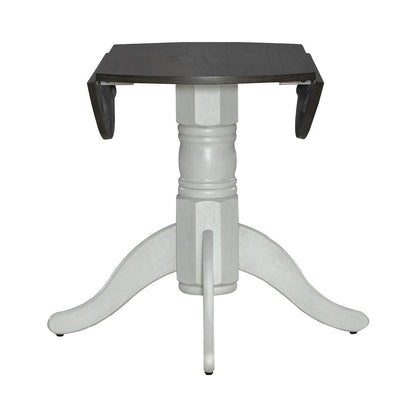 Brook Bay Opt 3 Piece Drop Leaf Table Set in White