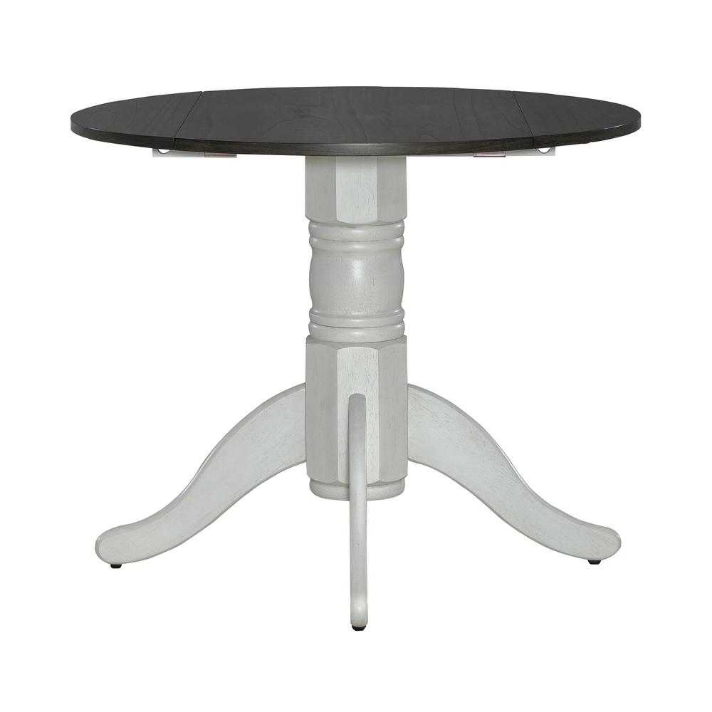 Brook Bay Opt 3 Piece Drop Leaf Table Set in White