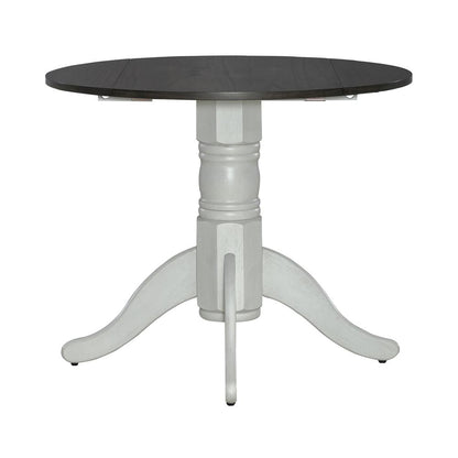 Brook Bay Opt 3 Piece Drop Leaf Table Set in White