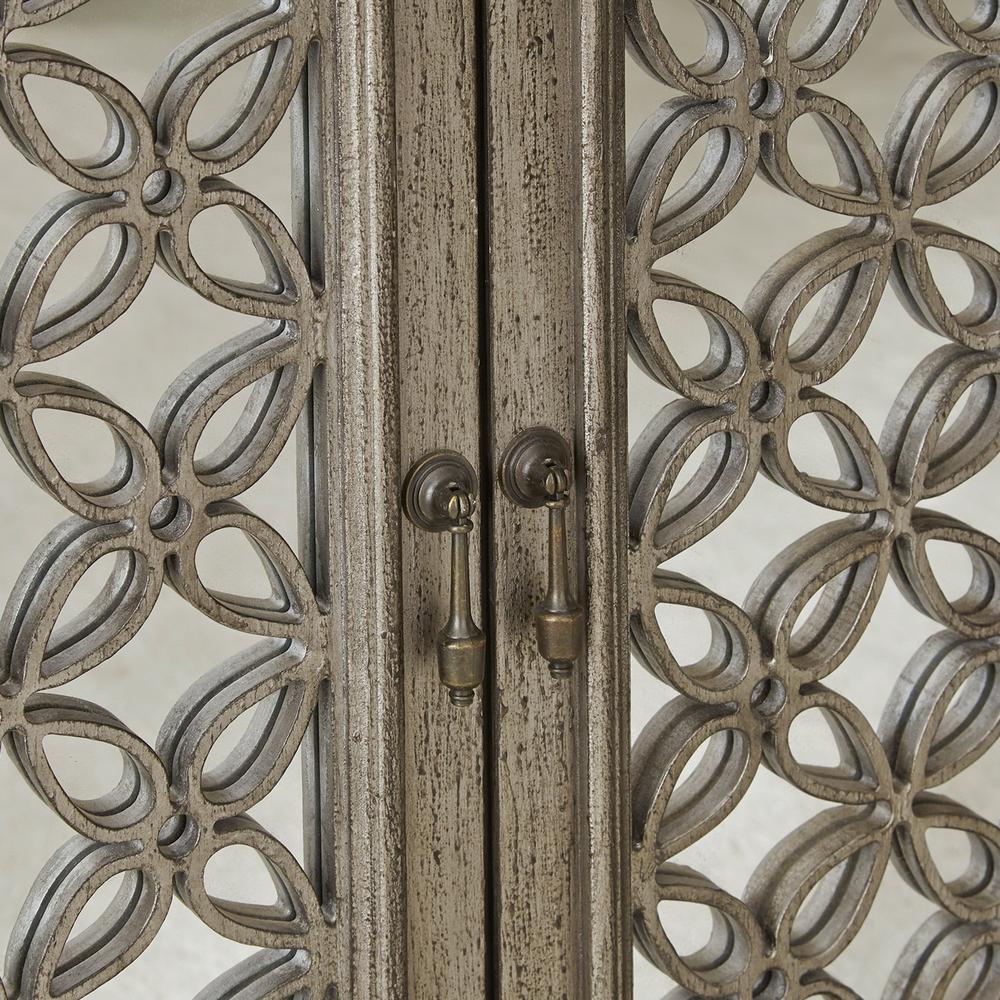 Westridge 2 Door Accent Cabinet in Wirebrushed Gray