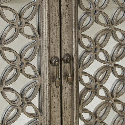 Westridge 2 Door Accent Cabinet in Wirebrushed Gray