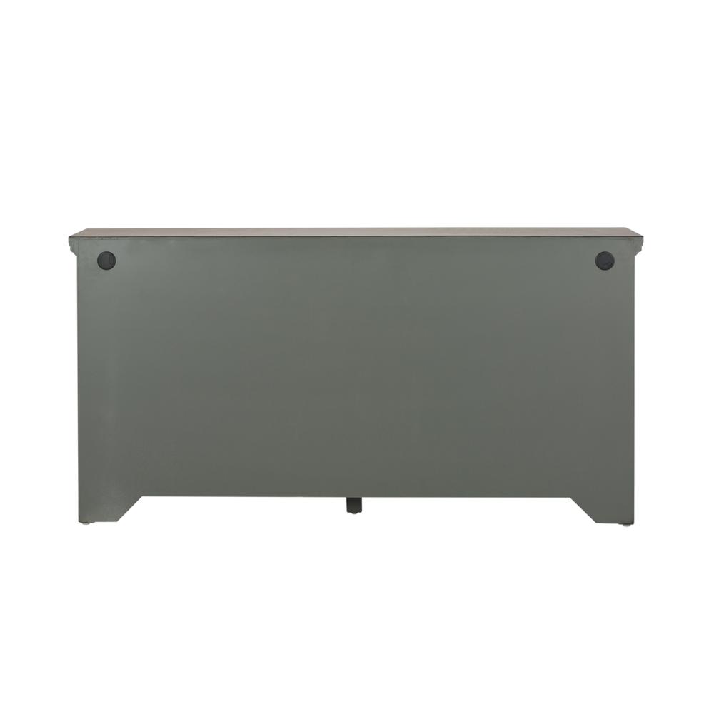 Westridge 4 Door Accent Cabinet in Wirebrushed Gray