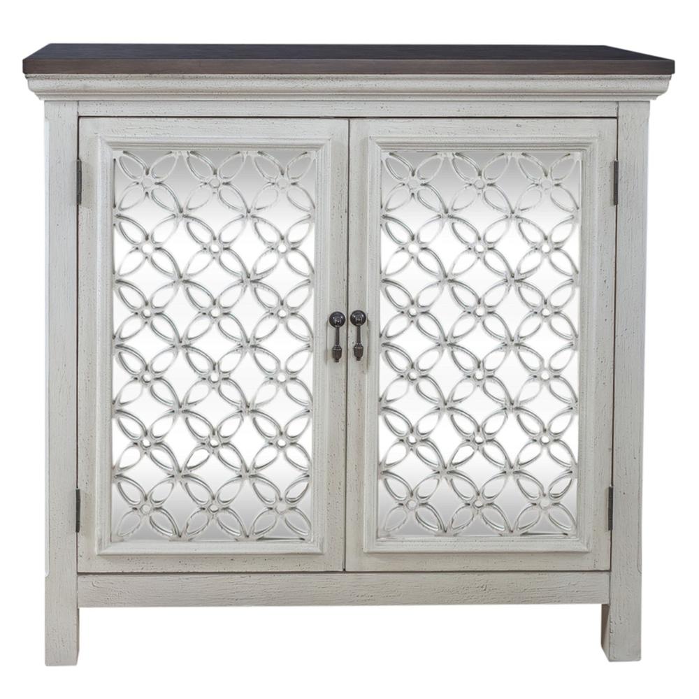 Westridge 2 Door Accent Cabinet in Wirebrushed Gray