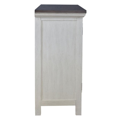 Westridge 2 Door Accent Cabinet in Wirebrushed Gray