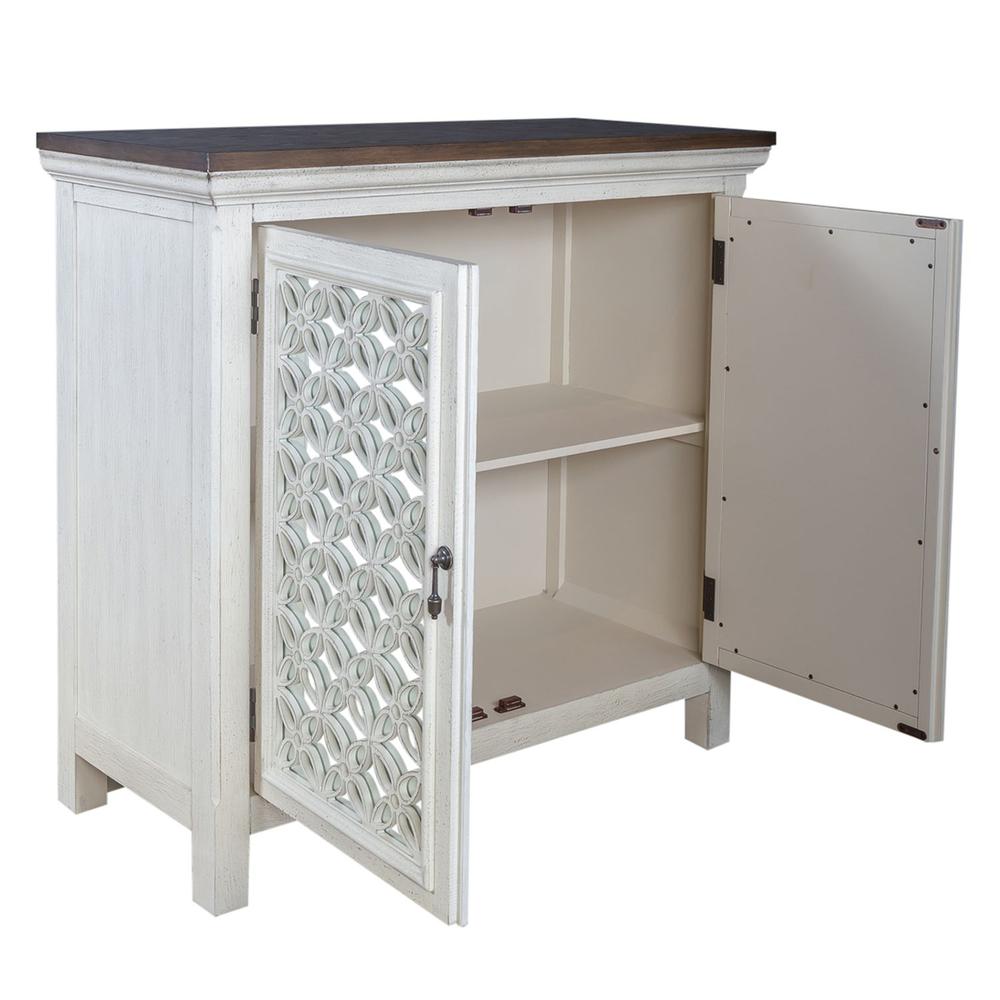 Westridge 2 Door Accent Cabinet in Wirebrushed Gray