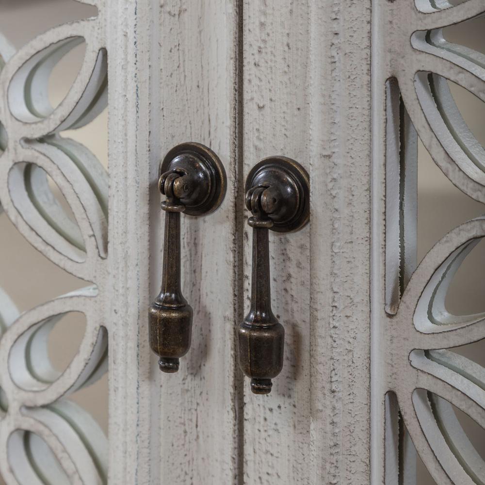 Westridge 2 Door Accent Cabinet in Wirebrushed Gray