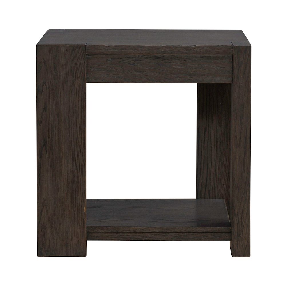 3 Piece Set - Lift Top Cocktail Table, 2 End Tables - Bark
