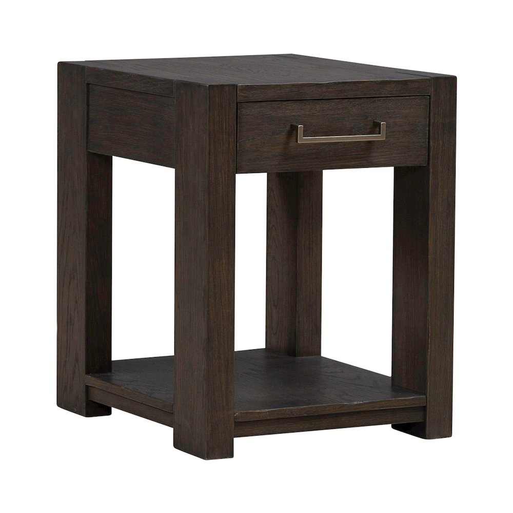 Lennox Hill Living Room Chairside Table  - Bark