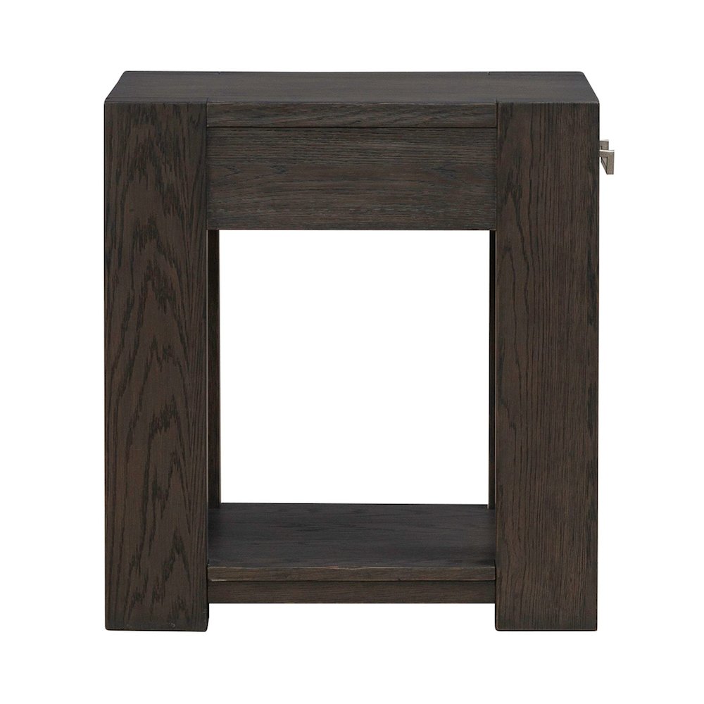 Lennox Hill Living Room Chairside Table  - Bark
