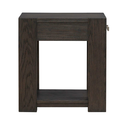 Lennox Hill Living Room Chairside Table  - Bark