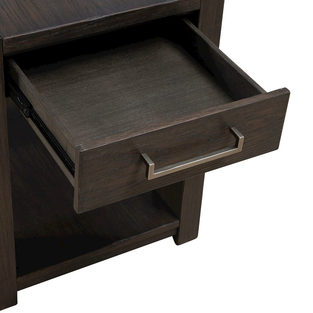 Lennox Hill Living Room Chairside Table  - Bark