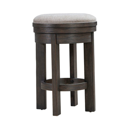 Lennox Hill Upholstered Swivel Console Stool  - Counter Height 26 Inches