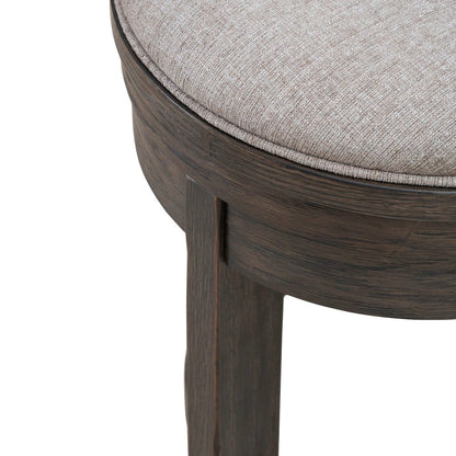 Lennox Hill Upholstered Swivel Console Stool  - Counter Height 26 Inches