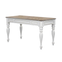 Antique White Lift Top Writing Desk With Rubberwood And Veneers