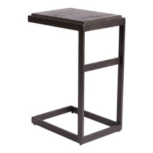 Gray Laptop Table with Solid and Manufactured Wood for Contemporary Workspaces