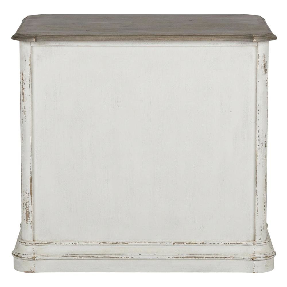 Antique White Jr Executive Media Lateral File with Ample Storage