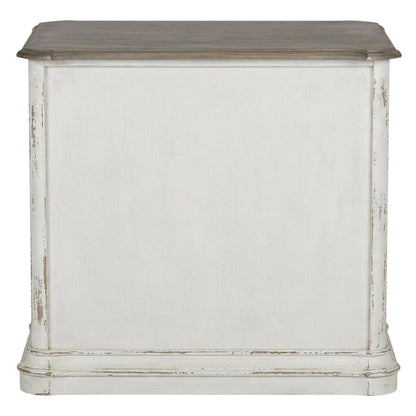 Antique White Jr Executive Media Lateral File with Ample Storage