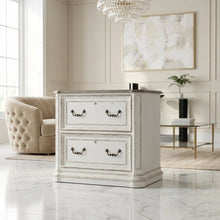 Antique White Jr Executive Media Lateral File with Ample Storage