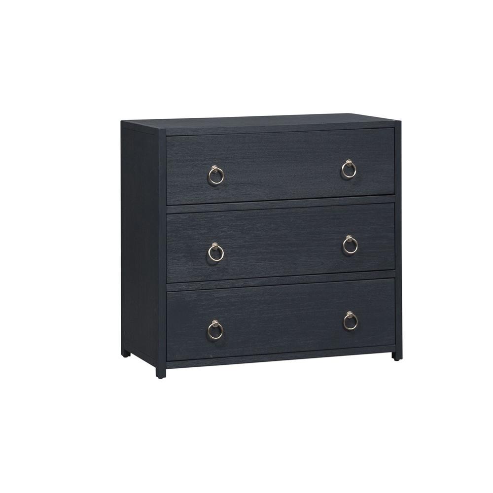 East End Accent Cabinet in Wirebrushed Denim