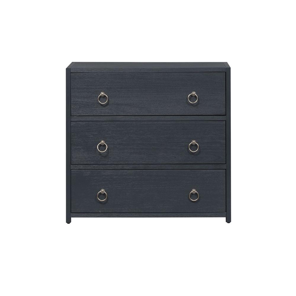 East End Accent Cabinet in Wirebrushed Denim