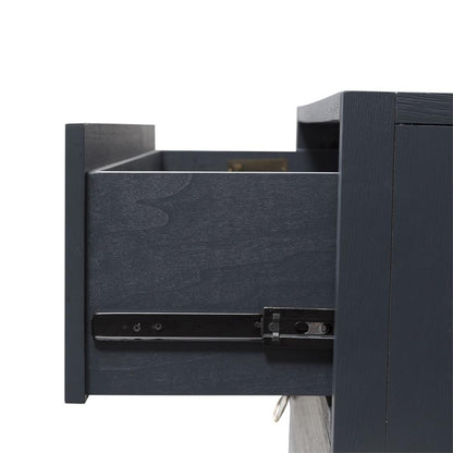 East End Accent Cabinet in Wirebrushed Denim