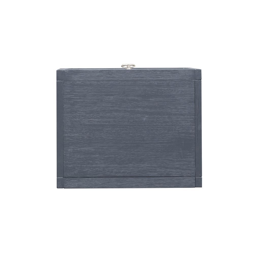 East End 1 Shelf Accent Table in Wirebrushed Denim