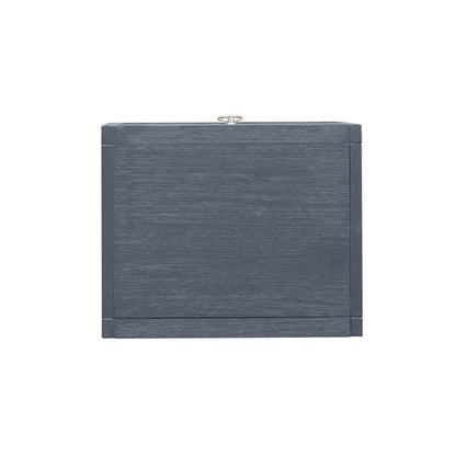 East End 1 Shelf Accent Table in Wirebrushed Denim