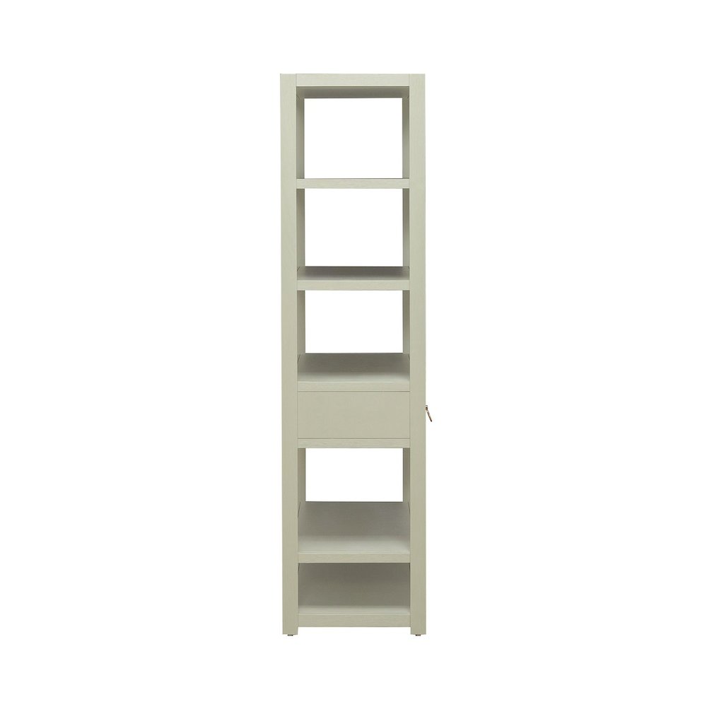 East End Accent Bookcase for Living Room Home Office - Green Mist